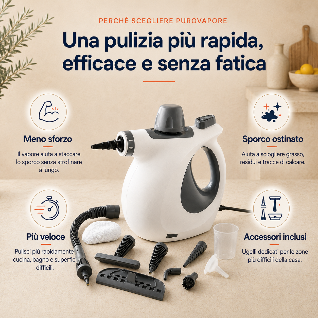 PuroVapore – Pulitore a Vapore per la Casa